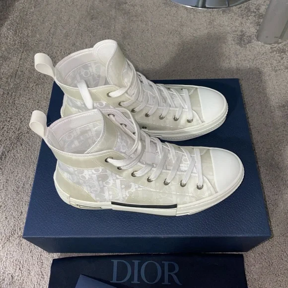 Mens Dior B23 High Top Sneakers size 39 - Picture 2 of 16